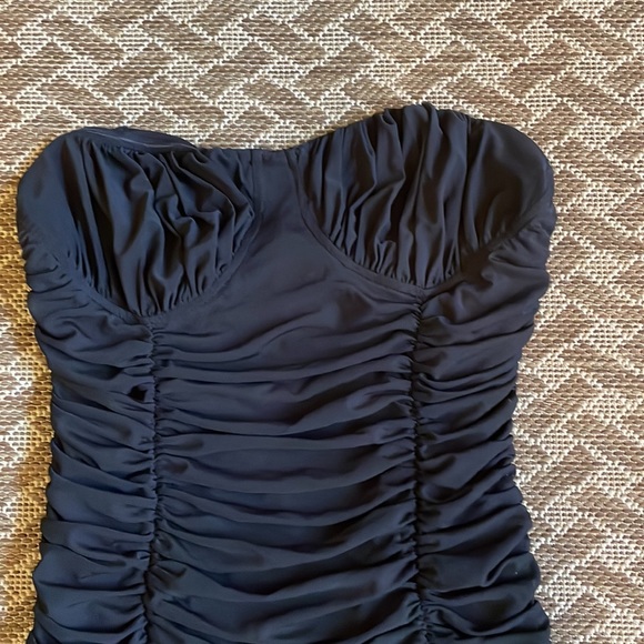 COPY - Express black fitted strapless dress - Picture 2 of 5